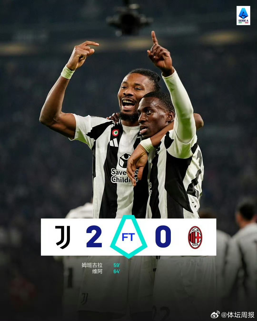 关于尤文图斯主场战平AC米兰，领跑优势缩小的信息